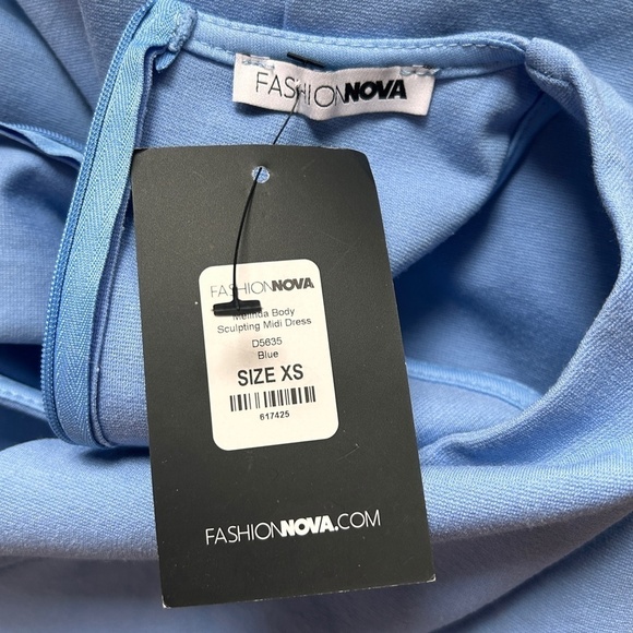 Fashion Nova Melinda Dress Body Sculpting Compression Sexy Bodycon Sleeveless - Picture 12 of 16